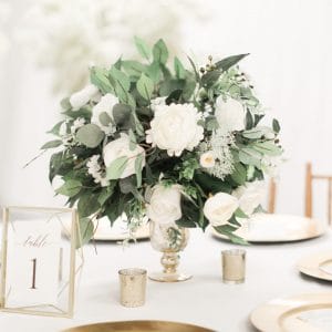Greenery Centerpiece Garden Wedding