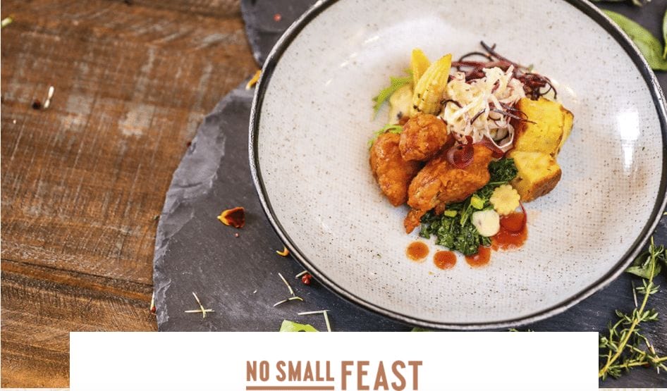 premium main course from No Small Feast