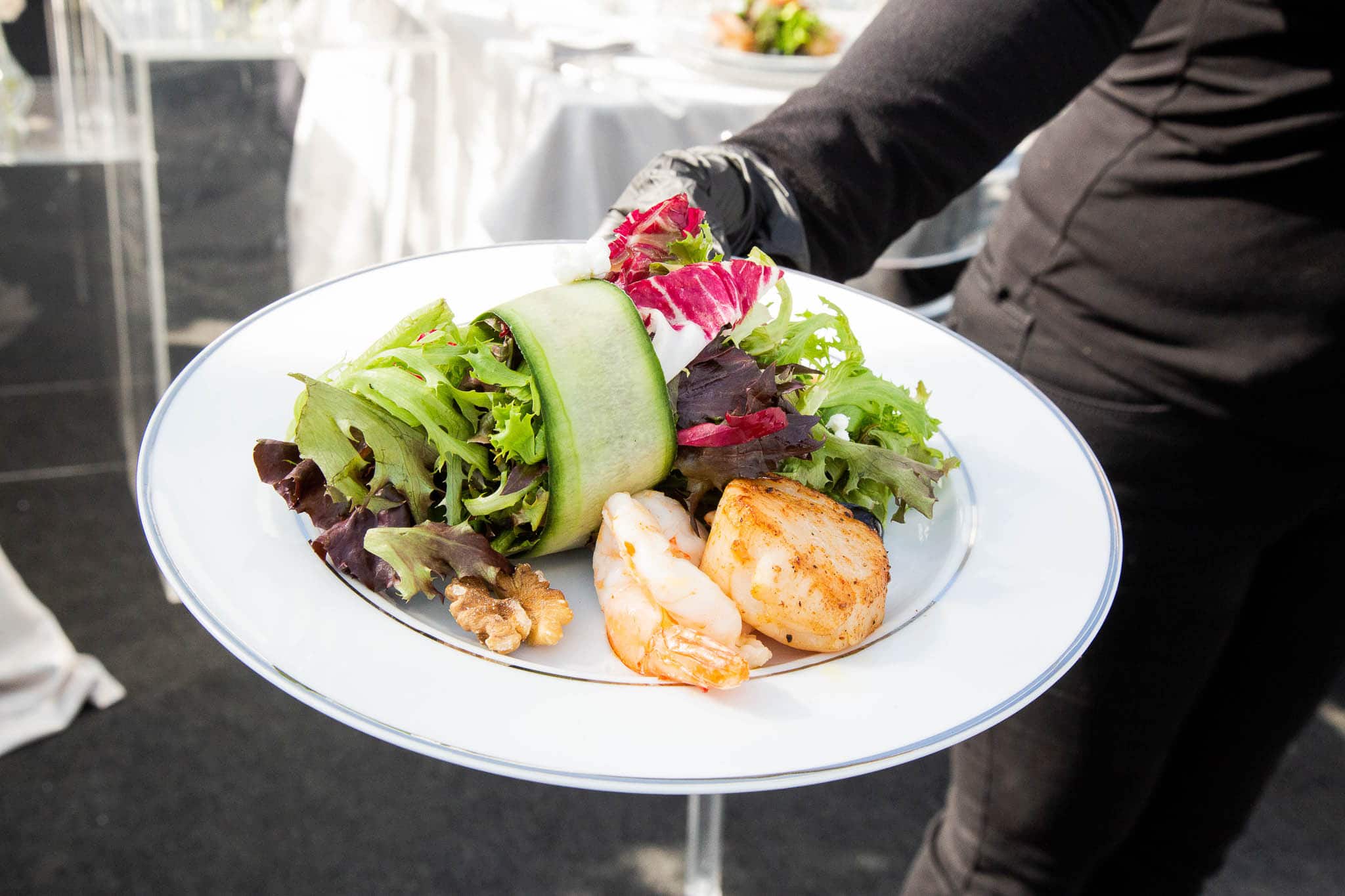 gourmet meals for luxury catering