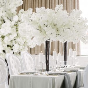 White Cherry Blossom Centrepiece